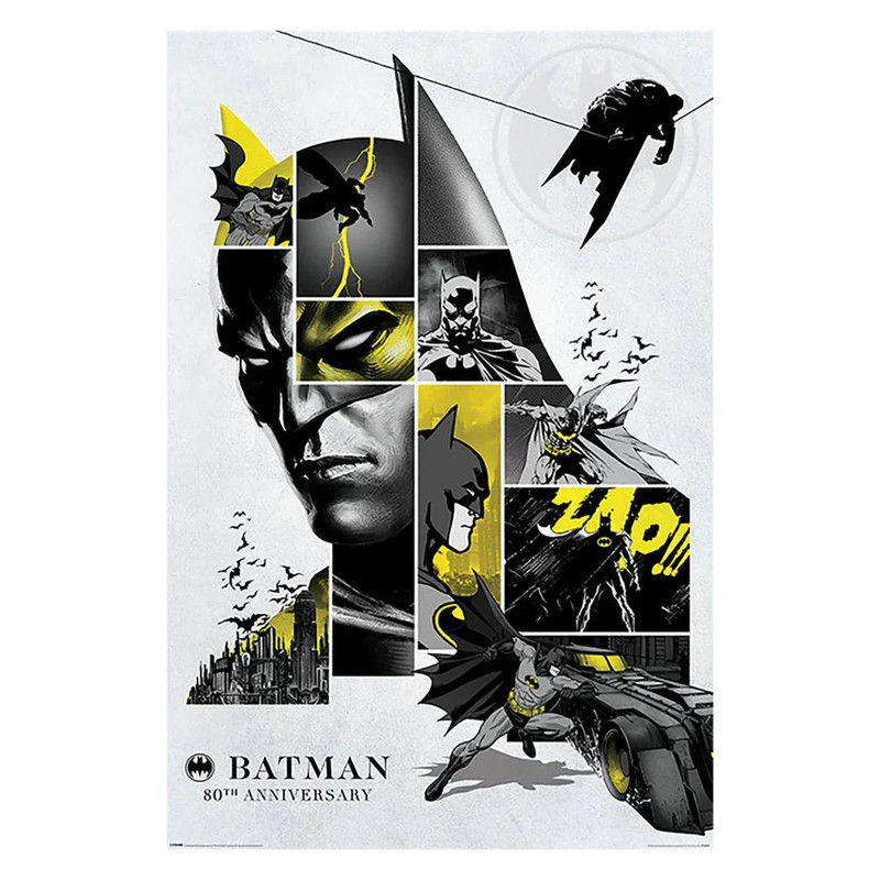 Batman 80th Anniversary Maxi Poster - أكسسوار